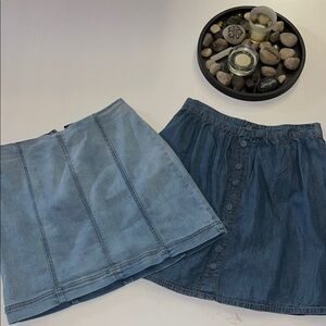 Bundle of Denim Skirts Wild Fable and Mossimo